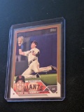 Mike Yastrzemski 2023 Topps Gold 0413/2023 #98 San Francisco Giants Baseball Card