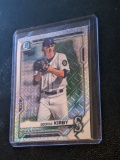 George Kirby 2021 Bowman Chrome Mojo Refractor #BCP-117 Seattle Mariners
