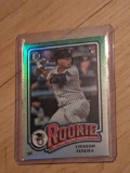2024 Bowman Chrome Everson Pereira Rookie Of The Year Favorites Green RC #ROY-15
