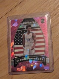 2020 Panini Prizm Draft Picks #97 James Wiseman RC Global Prospects Pink Ice