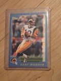 2000 TOPPS KURT WARNER FOOTBALL CARD #1