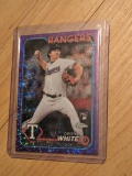161/299 2024 Topps Chrome #211 Owen White Purple Speckle Refractor