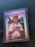 Druw Jones BOWMAN REFRACTOR SILVER PRIZM ROOKIE CARD 2023 DRUW JONES Bowman RC