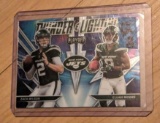 2021 PANINI PLAYOFF ZACH WILSON ELIJAH MOORE THUNDER and LIGHTNING #TL-18