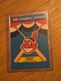 1989 Fleer Cleveland Indians American League Eastern Division Winner Sticker