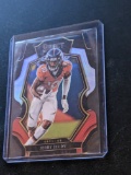 Jerry Jeudy 2022 Panini Select Premier Red and Black Prizm Die-Cut #132 Broncos