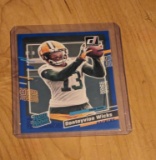 2023 Donruss Dontayvion Wicks Optic Rated Rookie Preview Blue