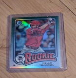 2024 Bowman Chrome GREEN Rookie Of The Year Favorites Nolan Schanuel #ROY-9 RC