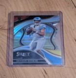 2023 SELECT HENDON HOOKER #268 RED and YELLOW PRIZM DIE CUT ROOKIE LIONS