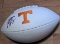 Autographed Peyton Manning football with coa