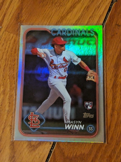 Masyn Winn 2024 Topps #480 holo insert St. Louis Cardinals Rookie RC