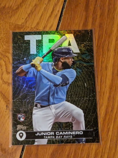 Junior Caminero 2024 Topps Holo Rookie #CTC-13 RC City to City Rays