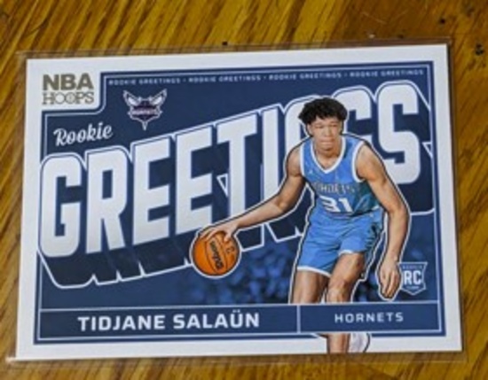 2024-25 NBA Hoops Rookie Greetings #20 - Nikola Topic - OKC Thunder - RC