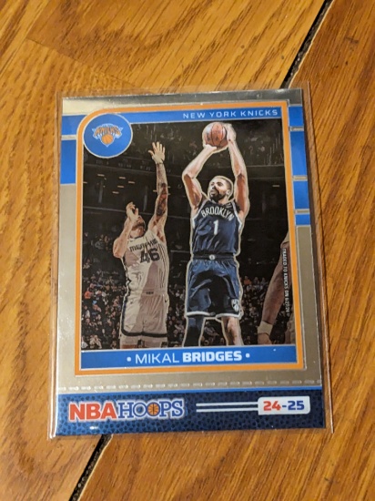 2024-25 NBA Hoops Mikal Bridges foil #203 Knicks holo