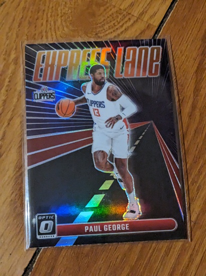 2023-24 Donruss Optic #15 Paul George Express Lane Purple