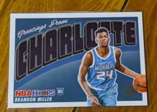 2023-24 Panini NBA Hoops - Rookie Greetings Brandon Miller #18 (RC)