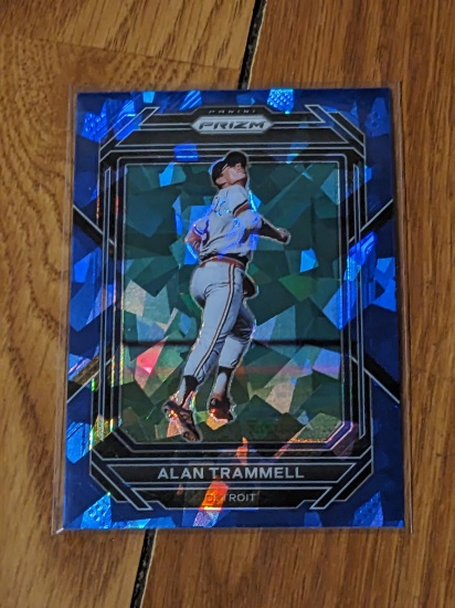 Alan Trammell Blue Ice Prizm 2023 Panini Prizm #238 Detroit Tigers