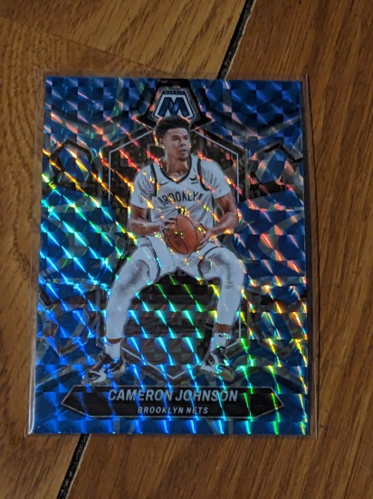 2023-24 Panini Mosaic Reactive Blue #188 Cameron Johnson NETS