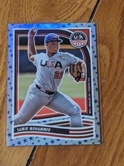 2024 Panini USA Stars & Stripes STARS FOIL Samir Mohammed #53