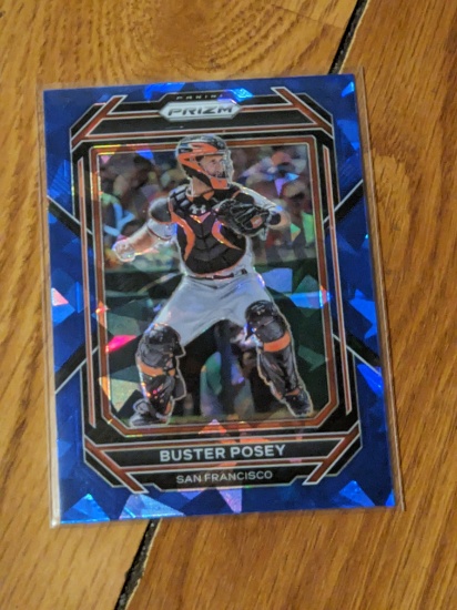 2023 Panini Prizm - Blue Ice Prizm #194 Buster Posey