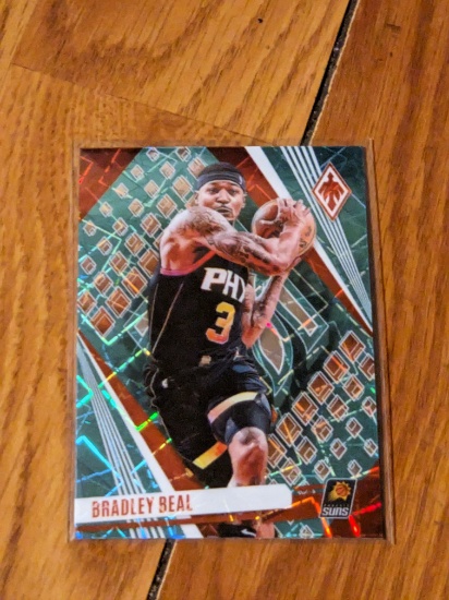 BRADLEY BEAL 2023-24 Panini Phoenix Teal Lazer #106 Phoenix Suns