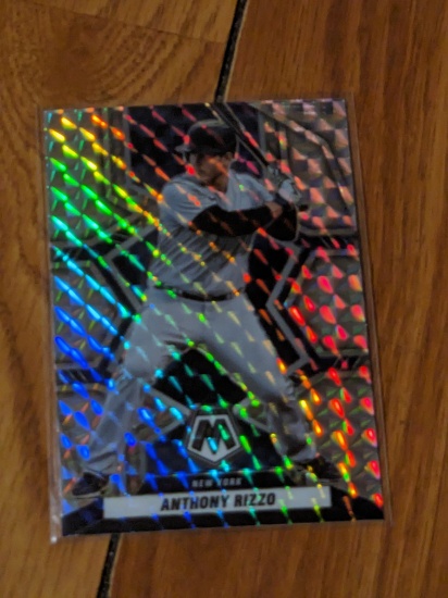 2022 Panini Mosaic Silver Mosaic Prizm Anthony Rizzo #143 New York Yankees