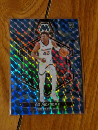 2023-24 Panini Mosaic GG Jackson Rookie Blue Prizm #228 RC