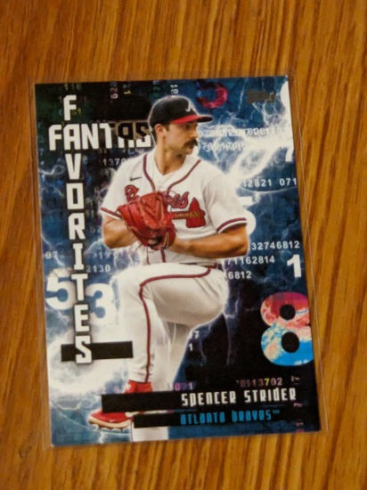 2024 Topps Series 2 - Fantasy Favorites Black #FF-12 Spencer Strider