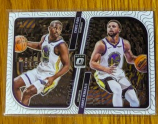 Curry and Paul Illusions 2023-24 Panini Optic #5