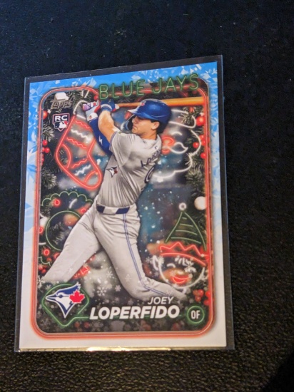 Joey Loperfido 2024 Topps Holiday (RC) Baseball card #H71 Toronto Blue Jays