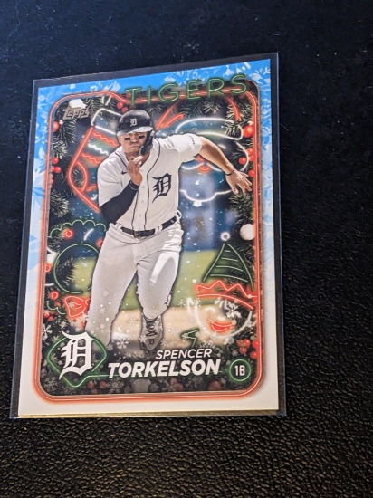 Spencer Torkelson 2024 Topps Holiday #H48 Detroit Tigers Baseball Card