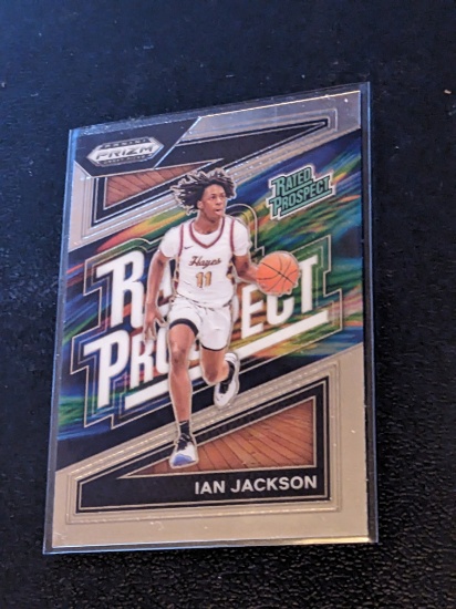 Ian Jackson Rated Prospect Prizm insert Parallel Card 2024 Prizm Draft Picks #12