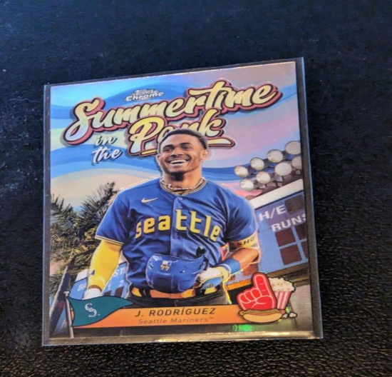 2024 Topps Chrome #SITP-7 Julio Rodriguez Summertime in the Park Mariners HH2
