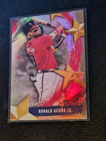 2025 Topps Series 1 Ronald Acuna Jr Stars Of The MLB Holo Braves