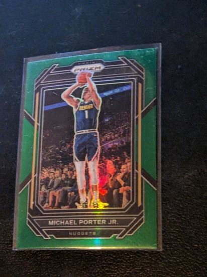 Michael Porter Jr. 2022-23 Panini Prizm Green #28 Denver Nuggets