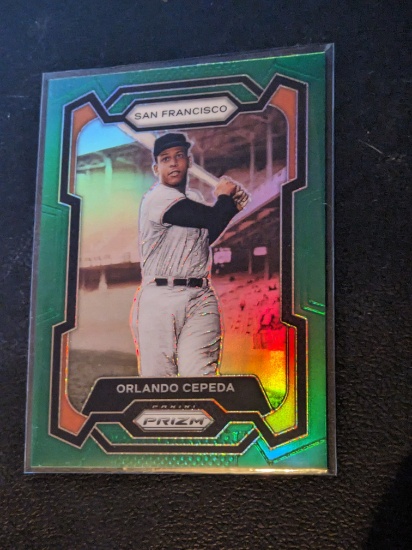 #51 2024 Panini Prizm Green Orlando Cepeda San Francisco Giants
