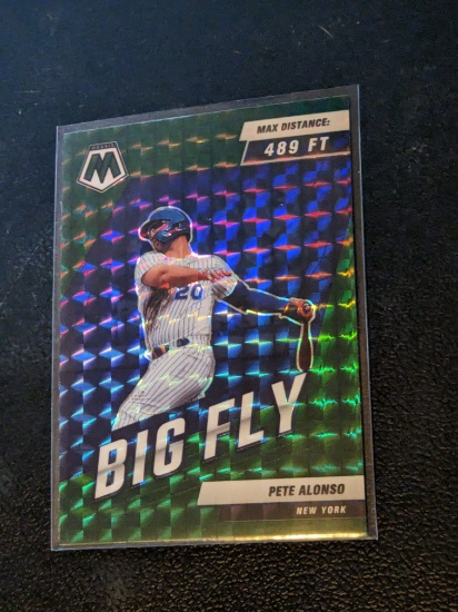 2022 Panini Mosaic - Big Fly Green Mosaic Prizm #BF-7 Pete Alonso