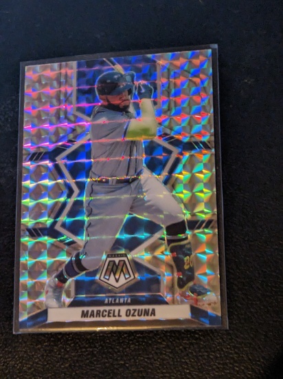 2022 Mosaic Marcell Ozuna Silver Prizm No. 20