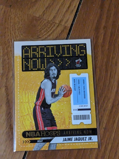 2023-24 Panini NBA Hoops - Arriving Now #30 Jaime Jaquez Jr. (RC) - Miami Heat