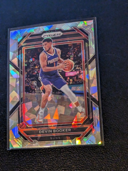 2022-23 Panini Prizm Devin Booker Ice Prizm #140 Suns