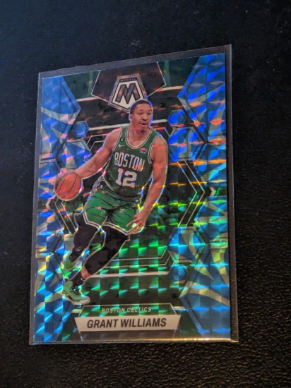 2022-23 Panini Mosaic #128 Grant Williams Reactive Blue Parallel Insert
