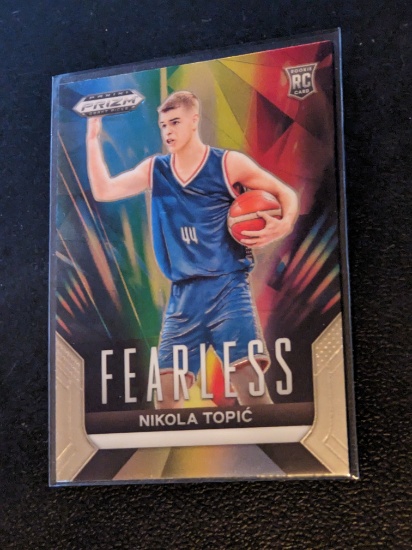 Nikola Topic RC/Rookie 2024 Panini Prizm fearless holo