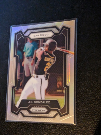 2024 Panini Prizm - Silver Prizm #111 J.D. Gonzalez (RC)
