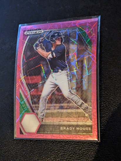 2021 Panini Prizm Draft Picks Pink Velocity Prizm #PDP11 Brady House (RC)
