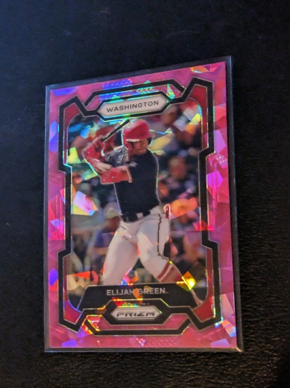 Elijah Green - 2024 Panini Prizm Pink Ice Prizms #269 Washington Nationals