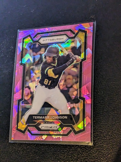 2024 Panini Prizm #199 Termarr Johnson Pink Ice Prizm