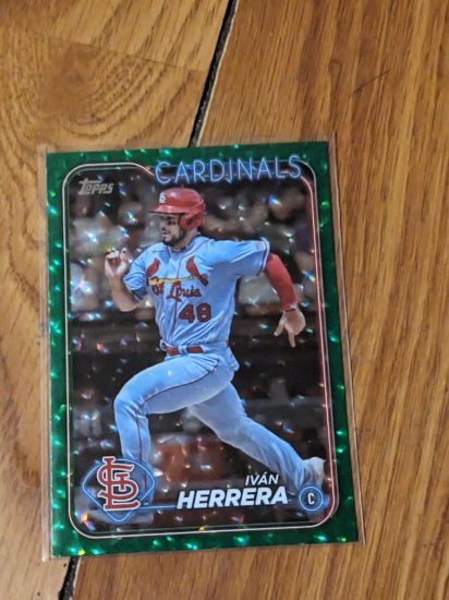 376/499 2024 Topps Series 2 Ivan Herrera Green Foil