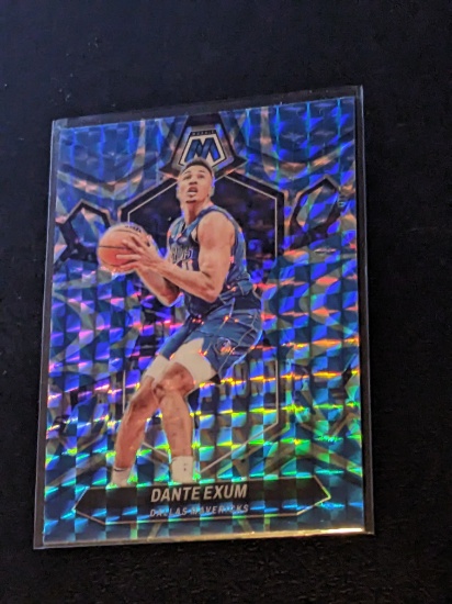 2023-24 Panini Mosaic #146 Dante Exum Reactive Blue