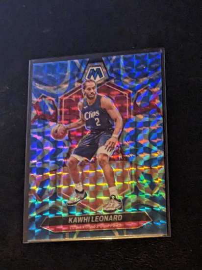 2023-24 Panini Mosaic KAWHI LEONARD BLUE REACTIVE PRIZM #149