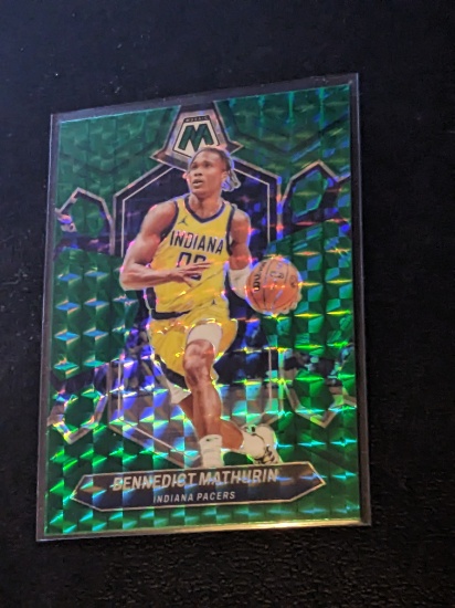 2023-24 Panini Mosaic BENNEDICT MATHURIN Indiana Pacers Green Prizm #71